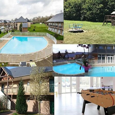 Le FleurHon 11 d'Honfleur, T2 en Résidence avec Piscine, WIFI et Parking gratuits Équemauville Esterno foto