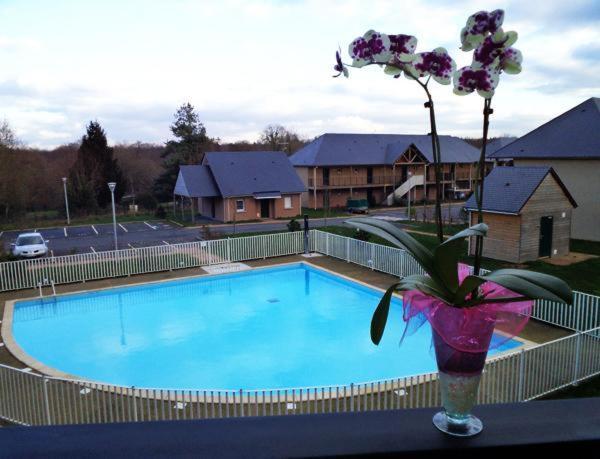 Le FleurHon 11 d'Honfleur, T2 en Résidence avec Piscine, WIFI et Parking gratuits Équemauville Esterno foto