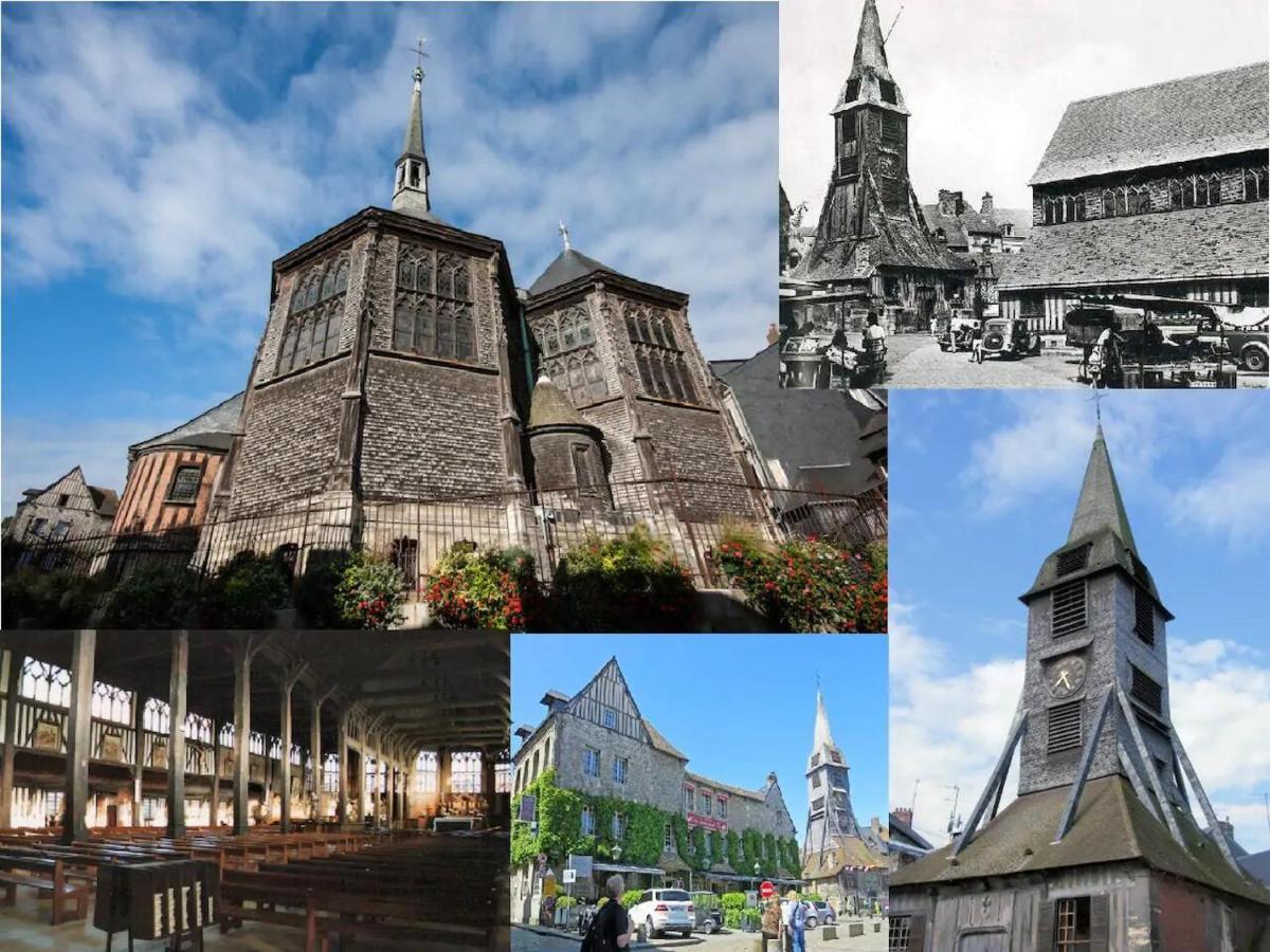 Le FleurHon 11 d'Honfleur, T2 en Résidence avec Piscine, WIFI et Parking gratuits Équemauville Esterno foto